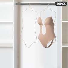 10PCS Metal Clothes Hanger Body Shape Hanger Swimsuits/Bathing Suits Hanger