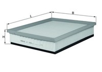 Knecht Luftfilter LX 1656 Passend FüR Nissan Opel Renault