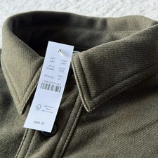 J.Crew Mens CPO Stretch Shirt Sz Small | Extra Thick Super Soft…NICEST EVER!!