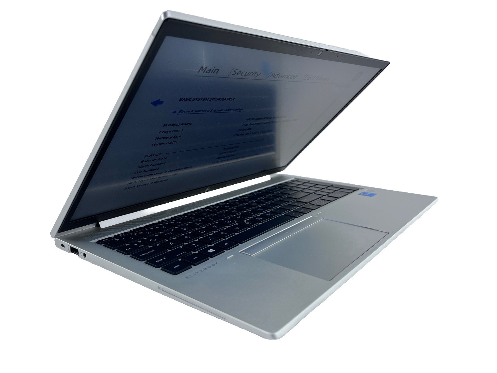 HP EliteBook 850 G8, 14-Inch Laptop, with i7-1255U, 256 GB SSD (Solid State Drive), No OS