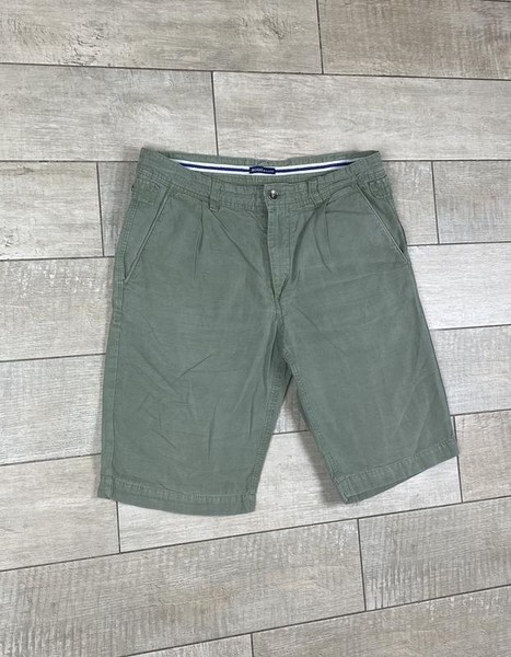 Men Boggi Milano Shorts Green Cotton 32