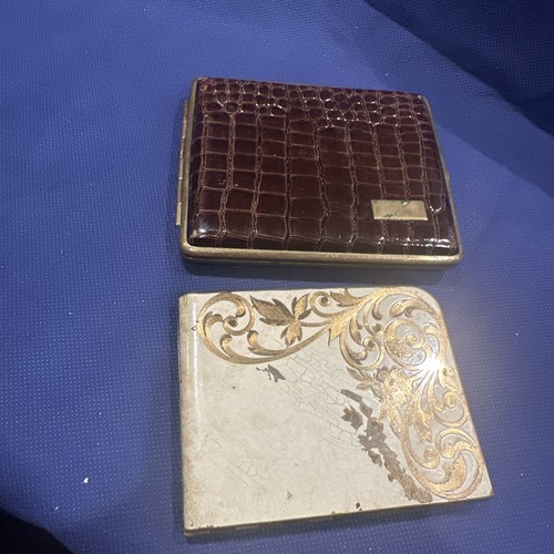 Elgin e Colibri vintage metà secolo? Coppia portasigari per sigarette mostra usura - Foto 2 di 8