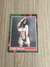 Emmy Rossum Actress Shameless Hot Sexy Custom Rookie Trading Card RC