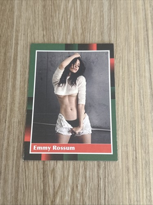 #ad #ad Emmy Rossum Actress Shameless Hot Sexy Custom Rookie Trading Card RC $1.99
