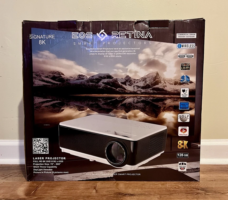 EOS Retina Smart Projector Signature 8k - Tested & Working - Image 3 of 4