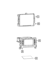 Genuine Mopar Multi Media Radio 68298085ZA