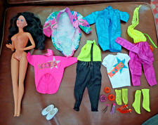 DE COLECCIÓN BARBIE/KEN THE ROCKERS DANA & DEREK ROPA JOYERÍA Y MUÑECA