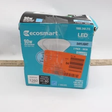 (2-Pk) Ecosmart Dimmable LED Light Bulb Daylight 5000K 90W Equivalent 1006248215