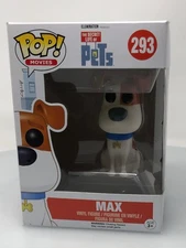 Funko POP! Movies Secret Life of Pets Max #293 Vinyl Figure DAMAGED BOX SEE PICS