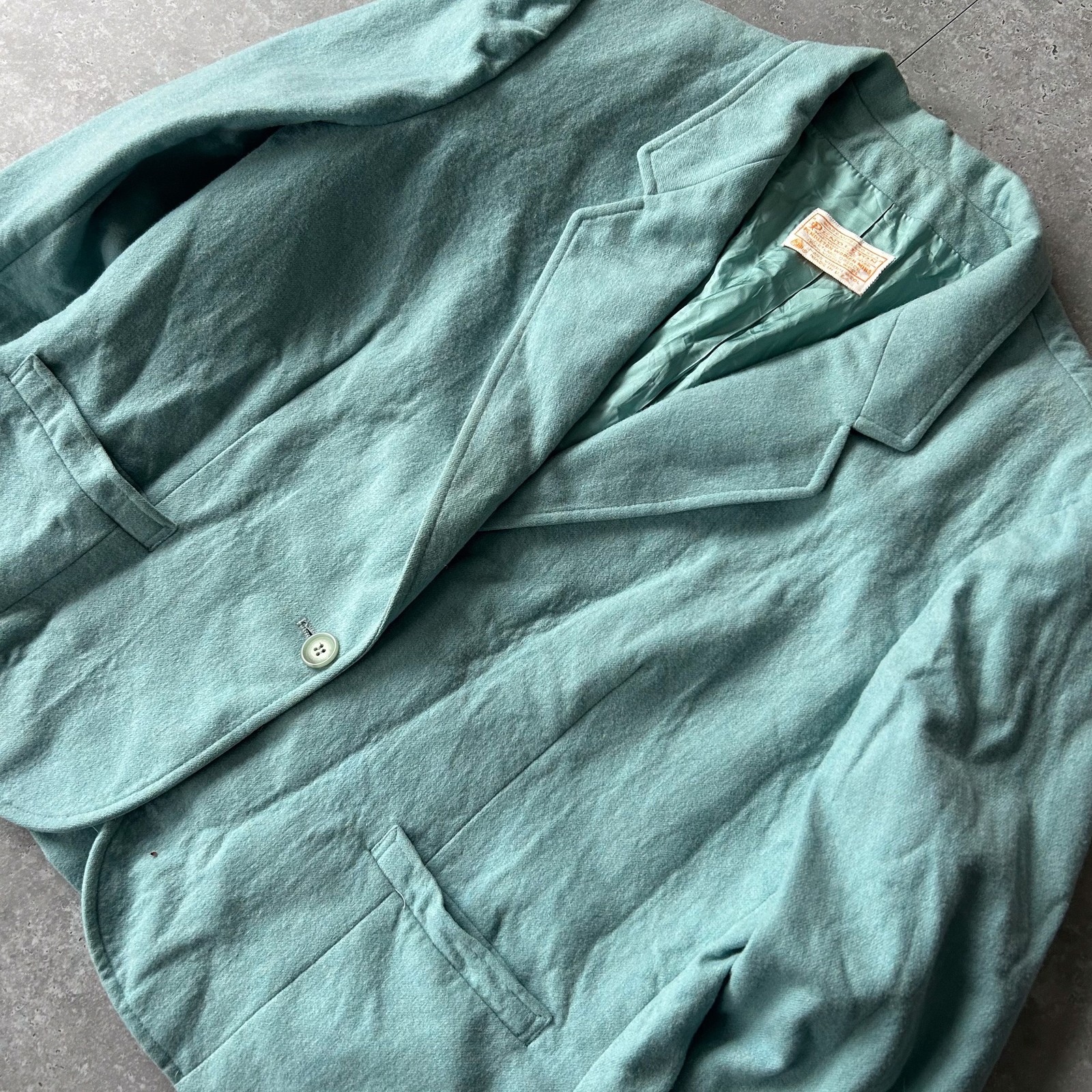 Authentic Vintage Teal Pendleton Wool Blazer for … - image 2