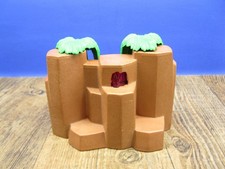 Felsen mit Hängepflanzen & Kristall Zubehör Dschungel Playmobil G710