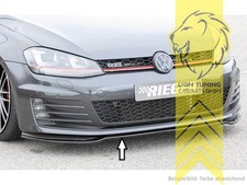 Rieger Frontspoiler Spoilerlippe Spoiler für VW Golf 7 GTD GTI schwarz glänzend