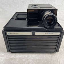 Bell Howell Vintage 977Q Slide Cube Projector Tested