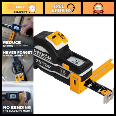 25ft Digital Tape Measure - Accurate Measurement Tool for Construction & DIY Pro