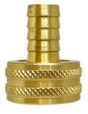 Metals - 07046-0812 Brass Garden Hose Swivel Fitting, Connector, 1/2" Barb x ...