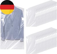 Hejo 30 StüCk KleidersäCke Transparent Kunststoff KleiderschutzhüLle, 60×90Cm Wa