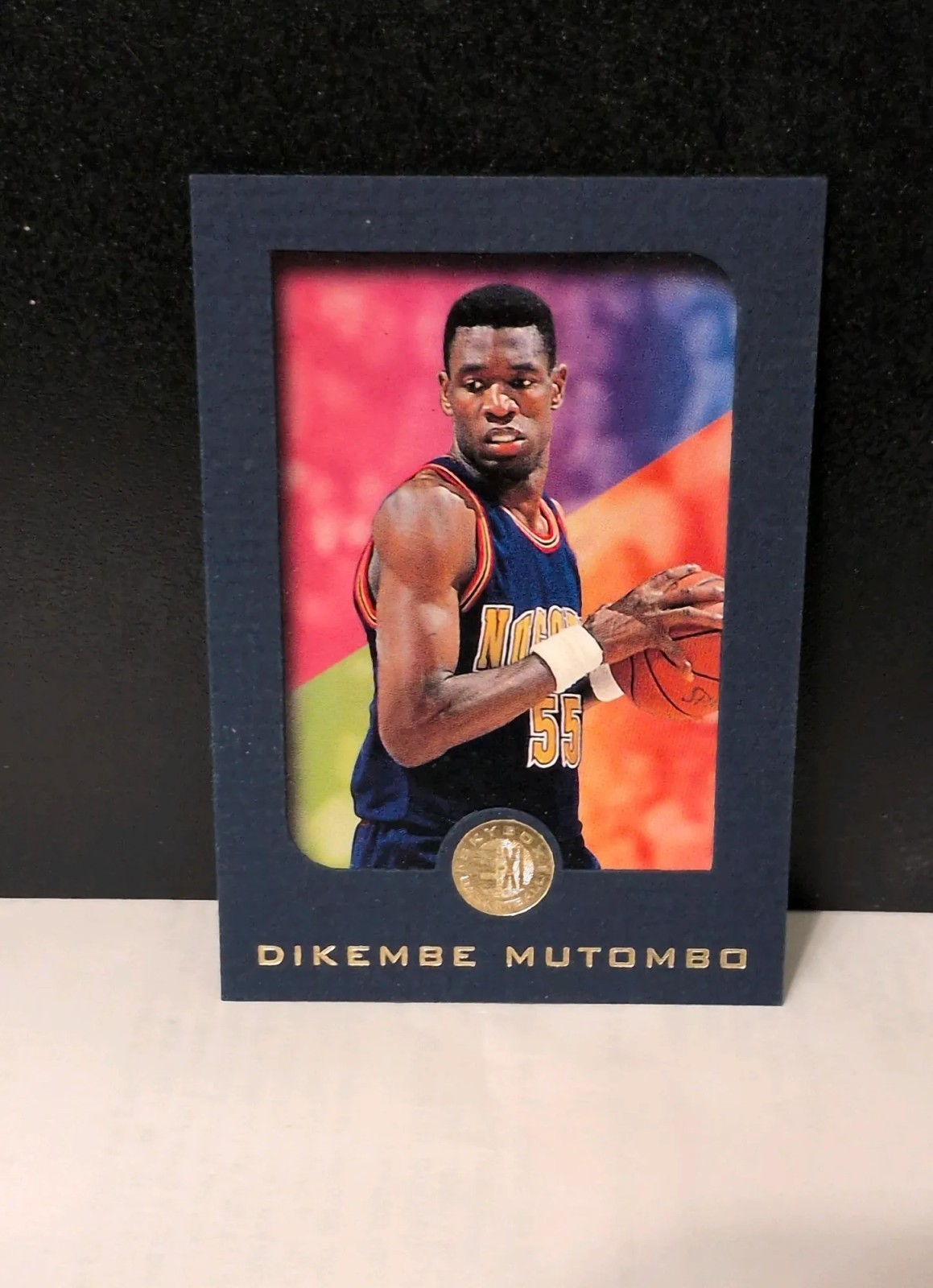 1995-96 Skybox E-XL - Dikembe Mutombo #22 Blue