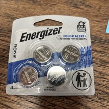 Energizer CR2025 3V Lithium Coin Cell Batteries 4 Ct Exp 3/2037