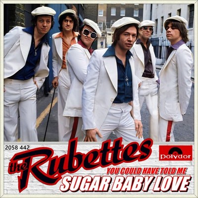 7'' THE RUBETTES Sugar Baby Love / You Could Have Told Me POLYDOR Glam Rock 1974