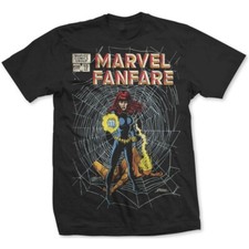 Image of Official Marvel Comics - Marvel Fanfare Design Motif T-Shirt