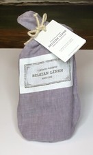 Restoration Hardware Vintage-Washed Belgian Linen Lumbar Sham Orchid NEW 79