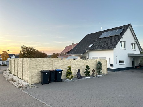 34 m BETONZAUN Modell 4 mit Stempel 2m HOCH BEIDSEITIG MIT ANLIEFERUNG ENTLADUNG - Bild 12 von 12