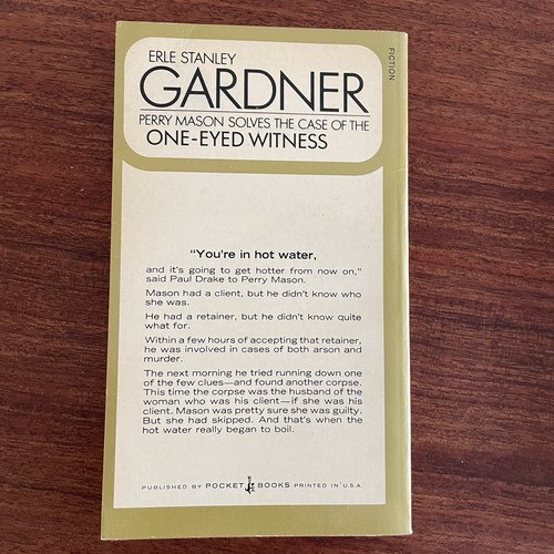 x4 DAMAGED Erle Stanley Gardner Perry Mason Paperbacks Pocket Books - Picture 20 of 22