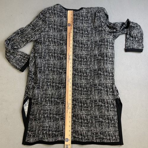 Alfani Jacket Women’s Size M Black White RN 37763 Carnigan - Picture 11 of 13