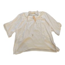 Hope And Harrow  Blouse, size 3X color is Brilliant White, NWT