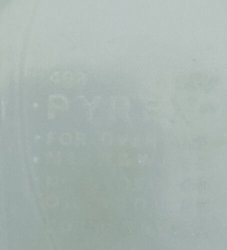 Vintage Pyrex 2er Set Shenandoah gelb verschachtelte Rührschüsseln #S 401/402 - Bild 11 von 11