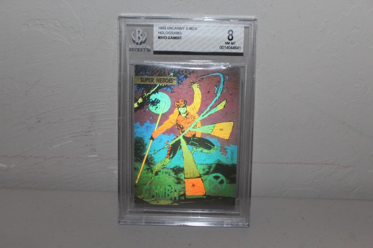1992 Uncanny X-Men Marvel Hologram #XH3 GAMBIT BGS 9 | eBay