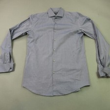 Hugo Boss Shirt Mens 39 Long Sleeve Button Up Slim Fit Easy Iron Casual