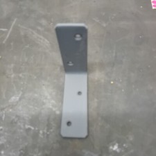 6x STRONG 30mm x 75mm x 3mm RIGHT ANGLE BRACKETS Joist Support Timber In GREY.