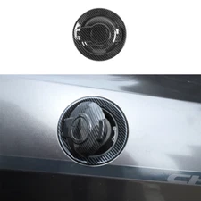 Carbon Fiber Gas Cap Fuel Filler Door Tank Cover for Dodge Challenger 2015-2019