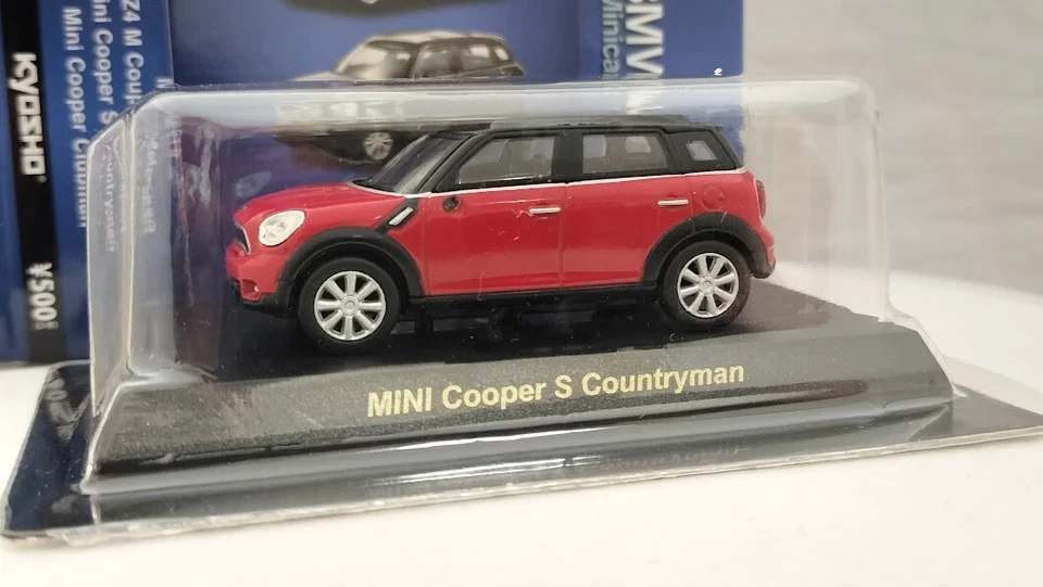 KYOSHO 1/64 MINI Cooper S Countryman Red  Diecast Model Car  From/Japan - Image 2 of 4