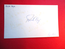 Rich Nye - Autograph on 3