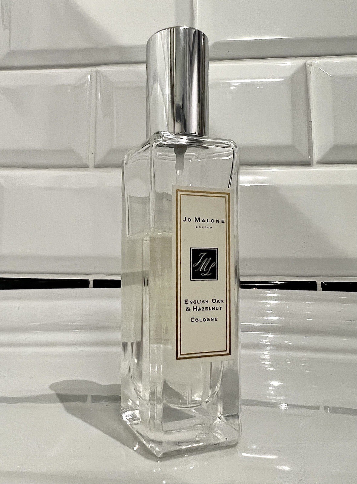 Jo Malone London English Oak & Hazelnut Cologne Perfume 30ml Part Used