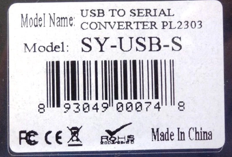 IOCREST USB TO SERIAL (DB-9) ADAPTER CONVERTER SY-USB-S, 9 PIN - Image 2 of 4
