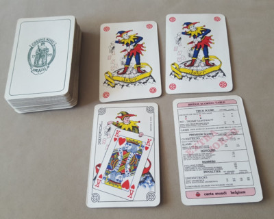 Greene King Brauerei Spielkarten Carta Mundi. Extra Joker Set komplett. Ohne Karton.