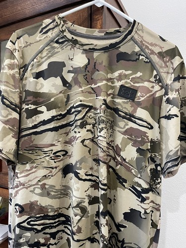 ISO-CHILL BRUSH LINE CAMO SHIRT: LARGE 