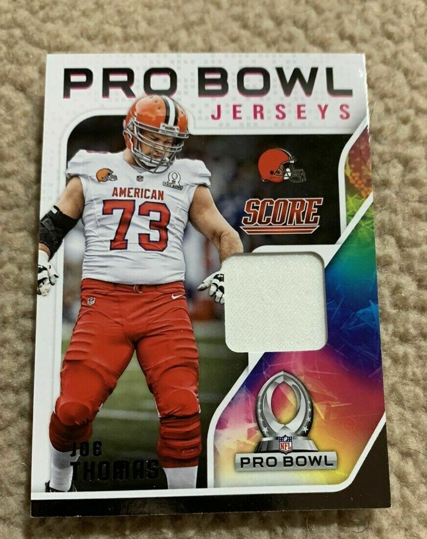 2018 Panini Score Pro Bowl Jersey JOE THOMAS CLEVELAND BROWNS AFC