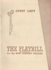 Victor Herbert "GYPSY LADY" Wright and Forrest / Helena Bliss 1946 FLOP Playbill