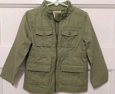 Genuine Kids From Oshkosh Girl's Size 4T Green Zip Front Jacket