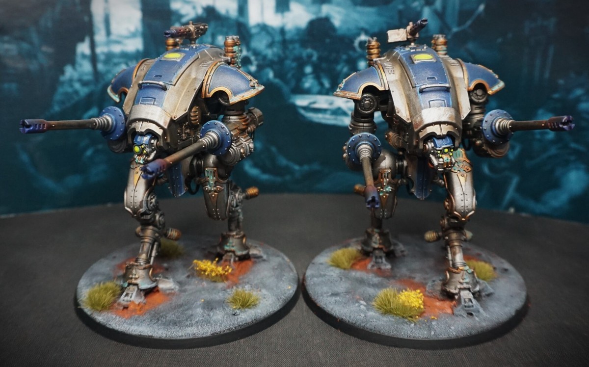 Armiger Helverins painted Imperial Knight Warhammer 40k