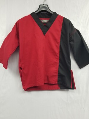 Century Martial Arts International CMI Black Belt Club Shirt Red Black Size 1