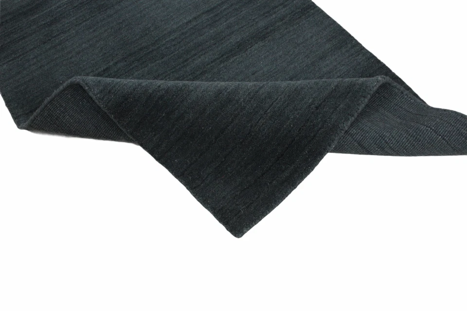 Schwarz Brücke 100% Wolle 73X200 cm Handgewebter Teppich Orientteppich C12 - Bild 2 von 4