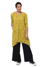 Tulip Clothing Tully Womens Tunic in Moss Orbit