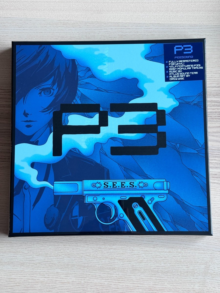 Persona 3 Video Game Soundtrack Vinyl 4xLP Box Set NEW SEALED SHIP