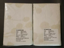 The Company Store 2 Kimi Matelasse Pillow Sham Ivory Standard 20"x26 Eucalyptus 