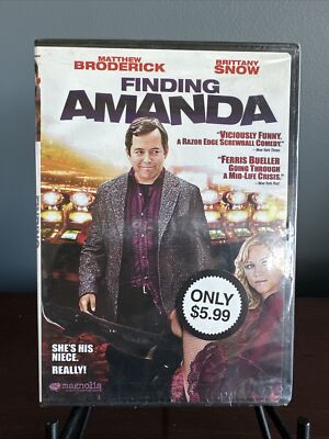 Finding Amanda (DVD, 2008) Matthew Broderick Brittany Snow Rated R Movie sealed